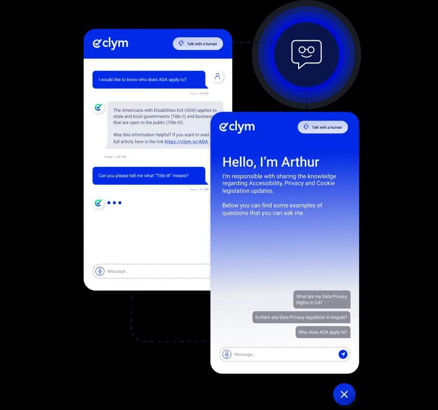 Clym AI assistant visual