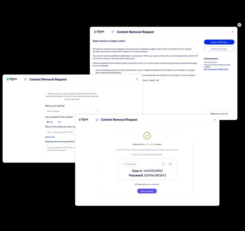 Content Takedown Hero image