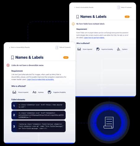 Detailed Reporting page visual
