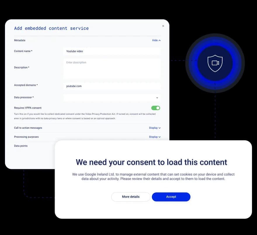 Clym VPPA consent hero visual