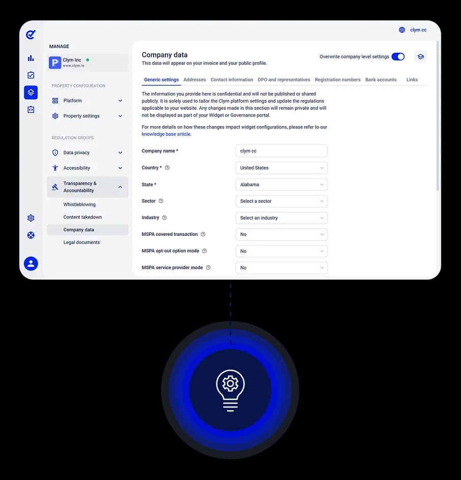 Intelligent profile based configuration