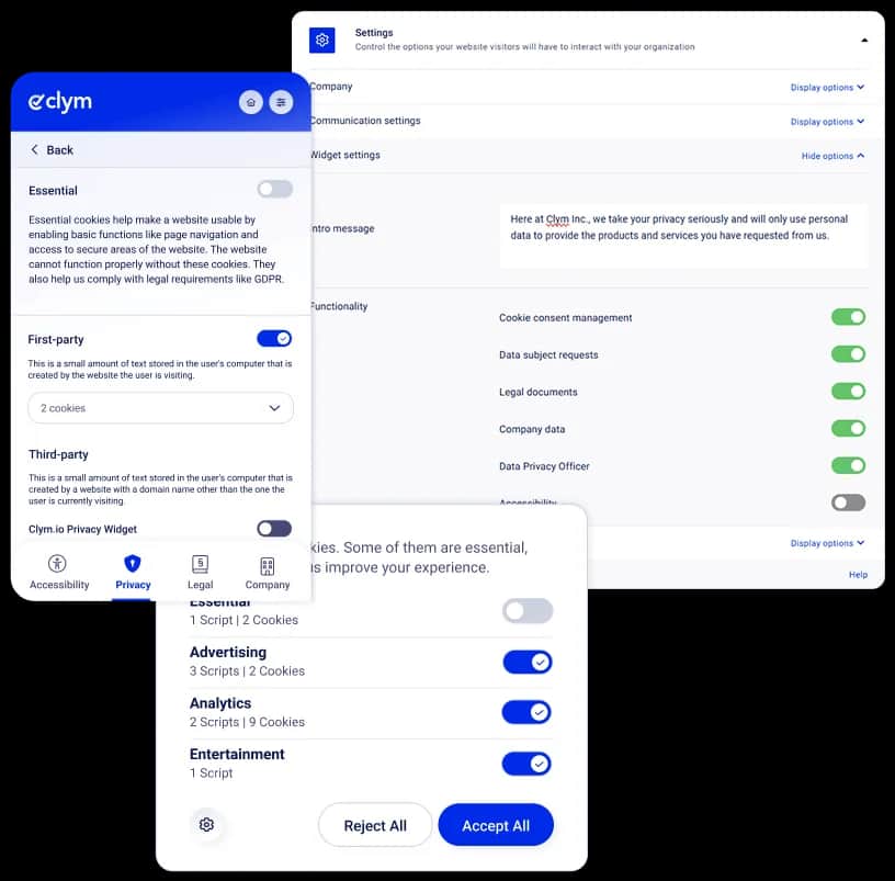 Consent Management Platform Framework Illustration
