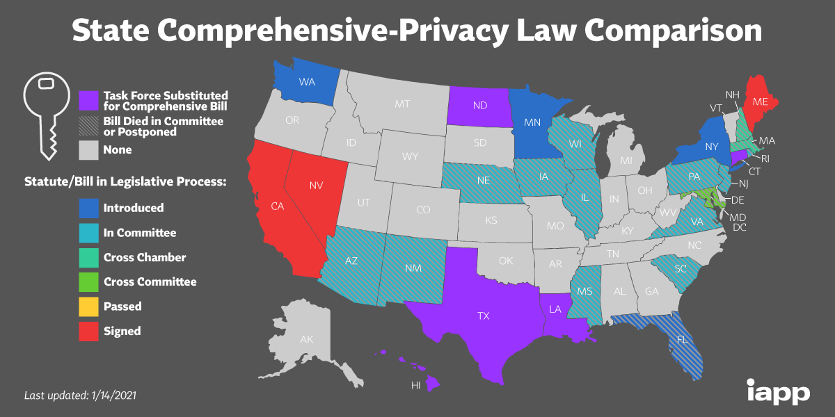 State Comprehensive Privacy Law Comparison
