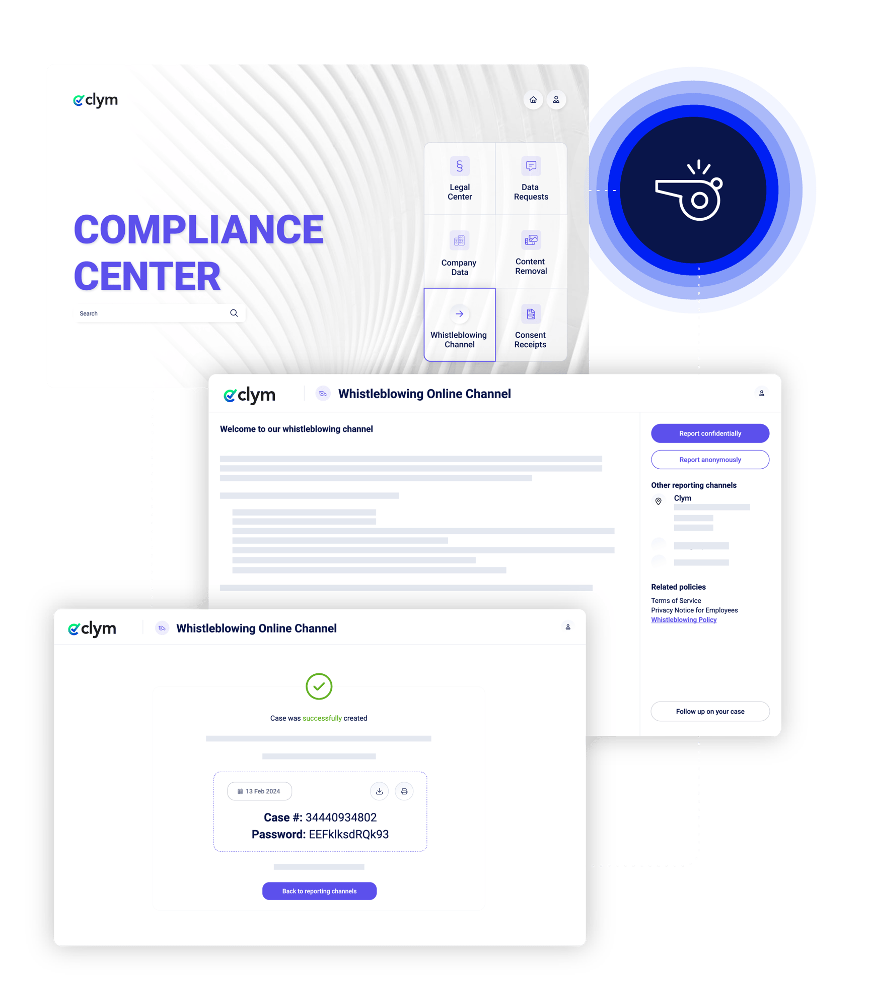 Compliance Center and Whistleblowing Case Management