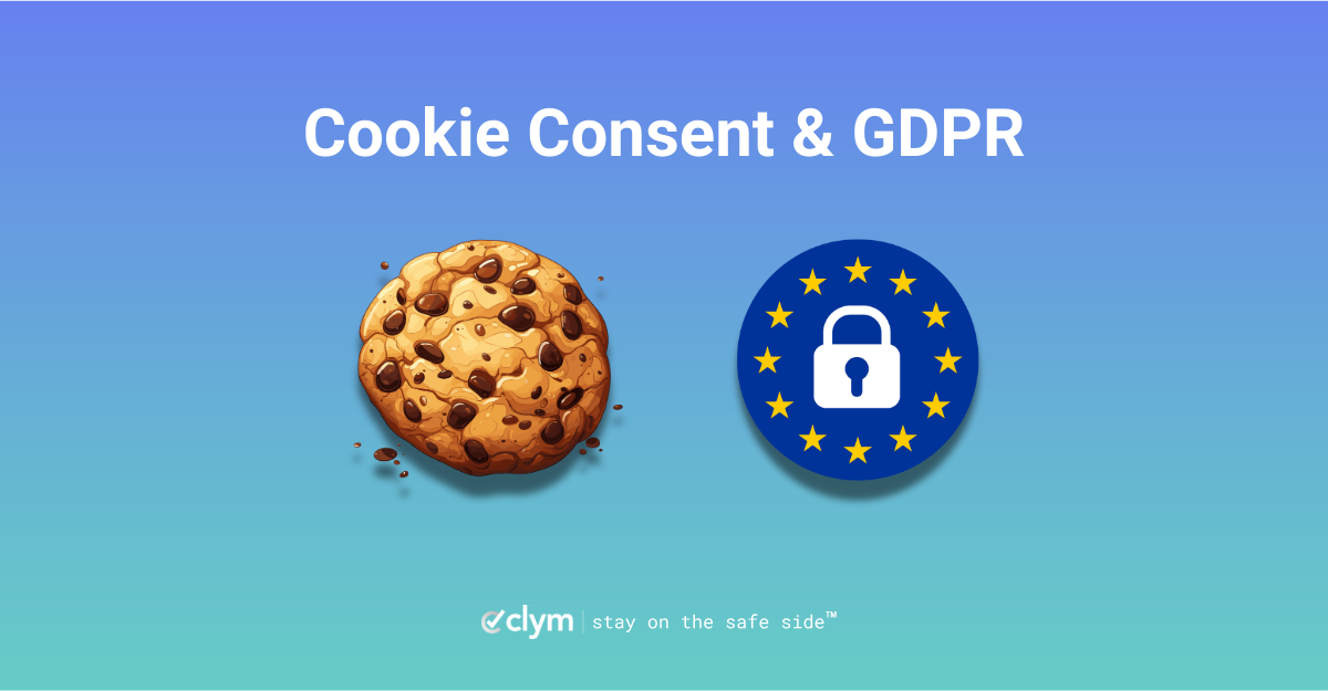 image of a cookie next to icon of the EU with lock