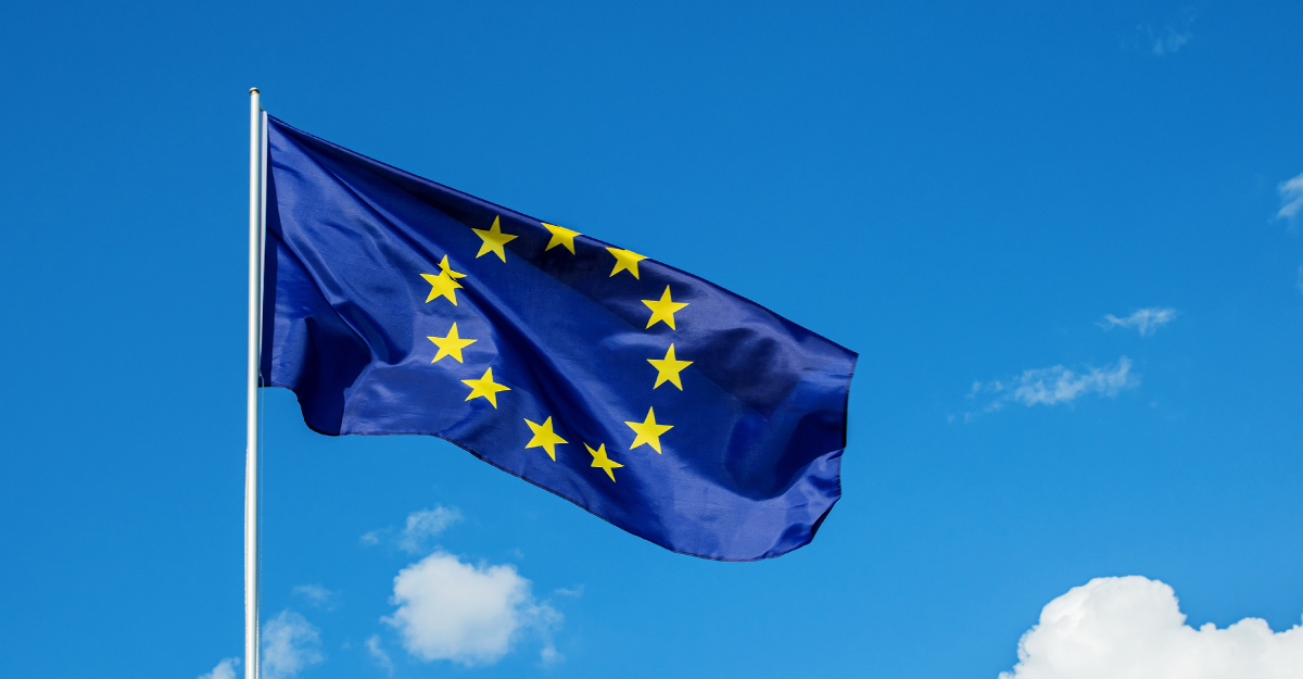 a photo of the European Union flag