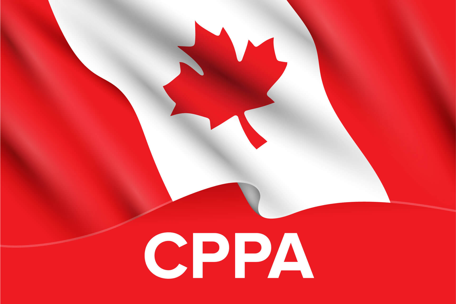 flag of Canada with CPPA written on it