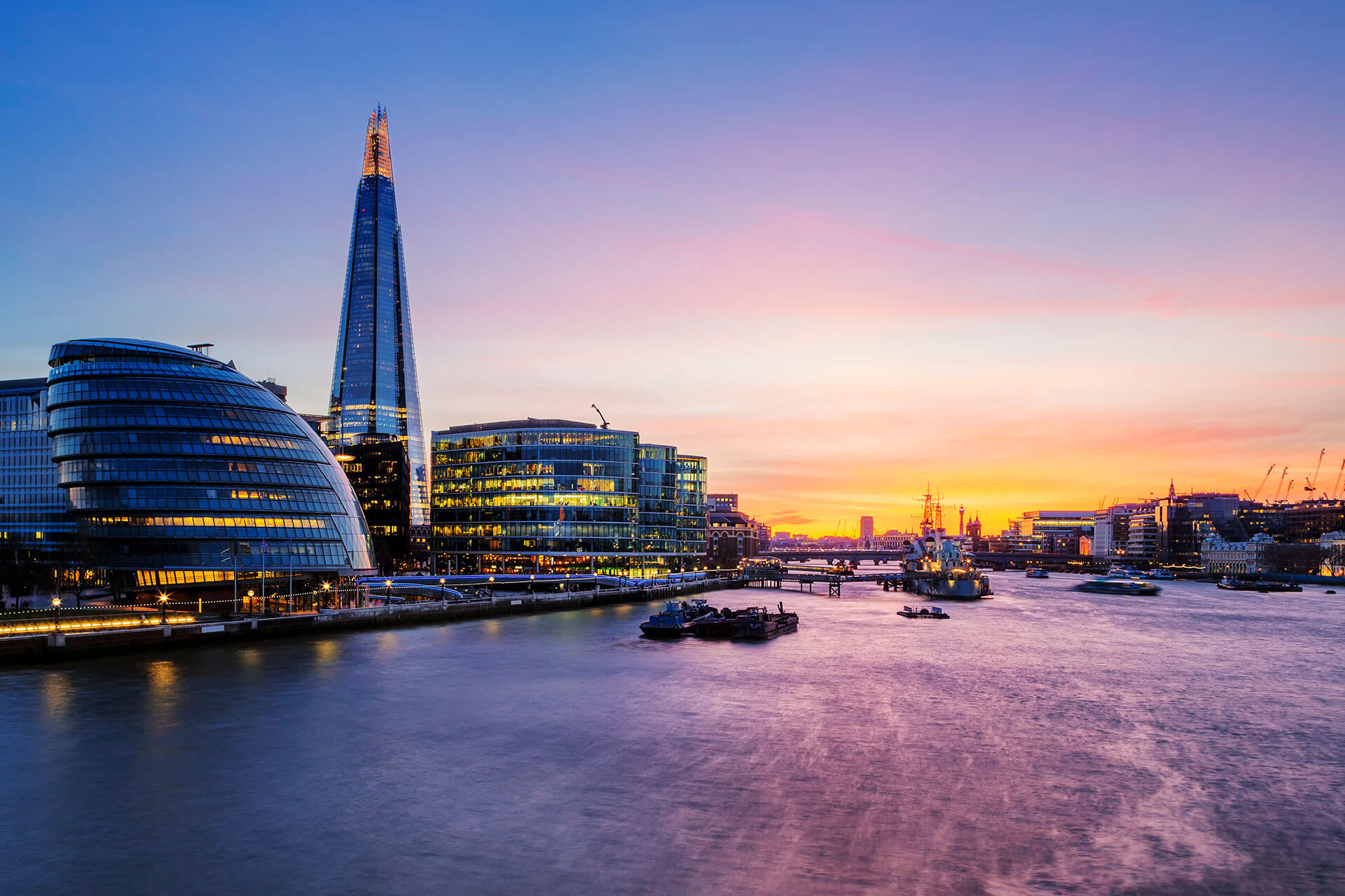 view of London City Hall