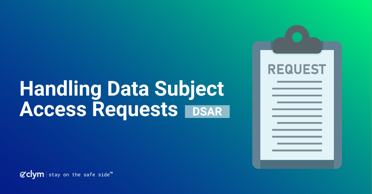 data subject access request dsar clym