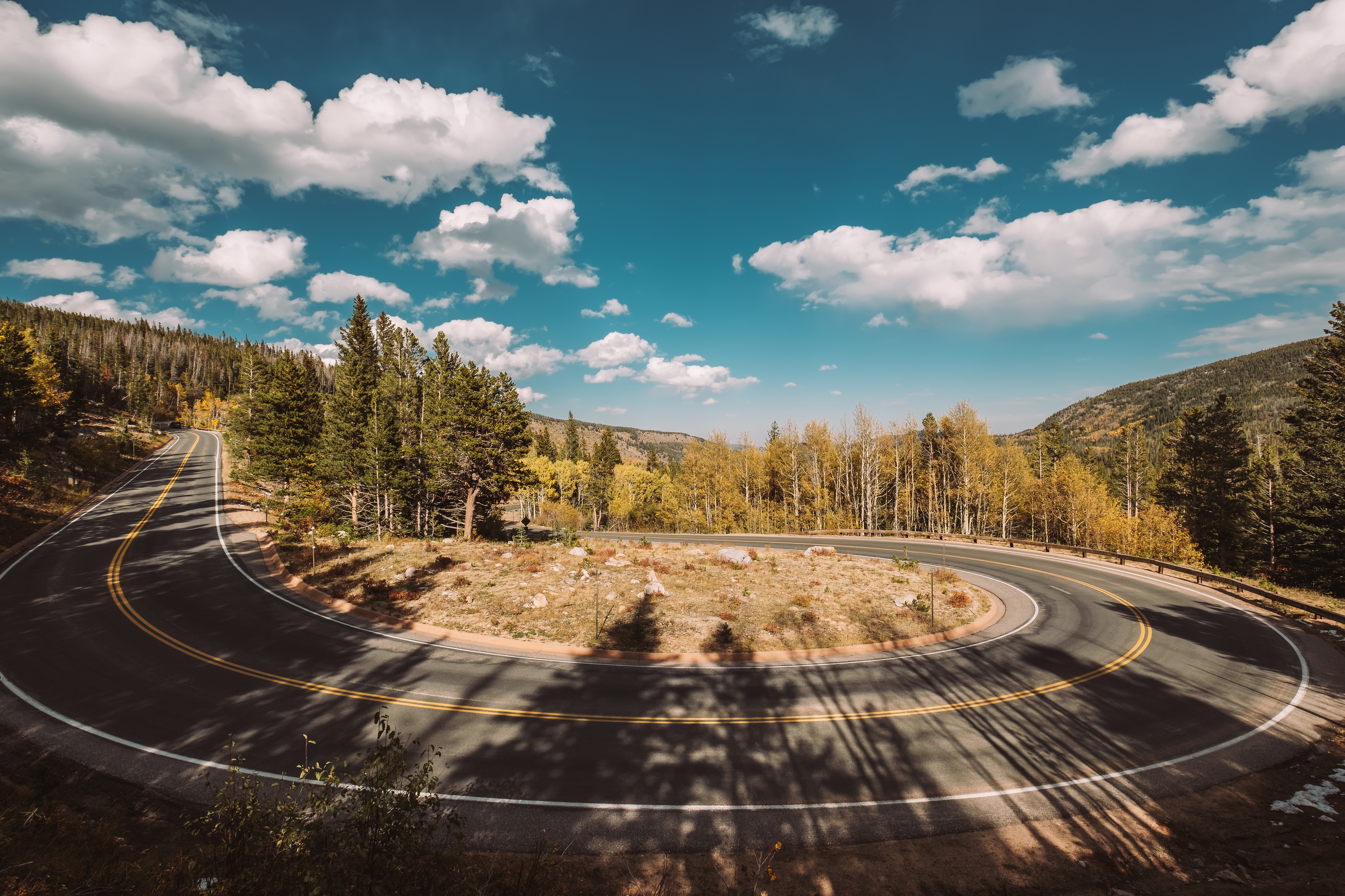 hairpin turn in Colorado